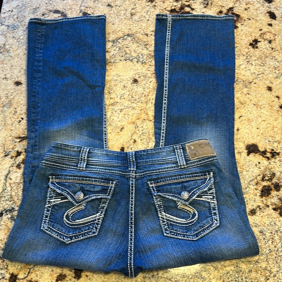 Suki Surplus Silver Bootcut Jeans - Picture 5 of 5